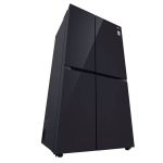 نمای بخش زیری و سمت راست در یخچال فریزر ساید بای ساید ال جی B287 کد GCB287GNWB ساخت کره منتاژ چین 24 فوت رنگ مشکی سال 2025 - سایت دبی کوچولو