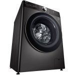 نمای بخش پایینی ماشین لباسشویی ال جی V12 رنگ دودی 12 کیلو با 8 کیلو خشک کن (WDV1260BRP) ساخت کُره با گارانتی و پرداخت درب منزل در دبی کوچولو