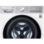 نمای پنل لمسی و برنامه ها و جای پودری ماشین لباسشویی ال جی V12 رنگ سفید 12 کیلو با 8 کیلو خشک کن (WDV1260WRP) ساخت کُره با گارانتی و پرداخت درب منزل در دبی کوچولو