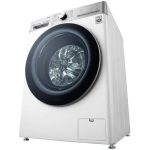 نمای بخش زیری در ماشین لباسشویی ال جی V12 رنگ سفید 12 کیلو با 8 کیلو خشک کن (WDV1260WRP) ساخت کُره با گارانتی و پرداخت درب منزل در دبی کوچولو