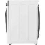 نمای بغل ماشین لباسشویی ال جی V12 رنگ سفید 12 کیلو با 8 کیلو خشک کن (WDV1260WRP) ساخت کُره با گارانتی و پرداخت درب منزل در دبی کوچولو