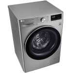نمای بالا در ماشین لباسشویی ال جی V5 رنگ نقره ای 10.5 کیلو با 7 کیلو خشک کن (F4V5RGP2T) ساخت کُره با گارانتی و پرداخت درب منزل در دبی کوچولو