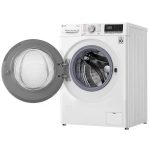 جهت باز شن درب در ماشین لباسشویی ال جی V5 رنگ سفید 10.5 کیلو با 7 کیلو خشک کن (F4V5RGP0W) ساخت کُره با گارانتی و پرداخت درب منزل در دبی کوچولو