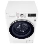 نمای بالا در ماشین لباسشویی ال جی V5 رنگ سفید 10.5 کیلو با 7 کیلو خشک کن (F4V5RGP0W) ساخت کُره با گارانتی و پرداخت درب منزل در دبی کوچولو