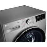 نمای برنامه ها و ولوم و پنل لمسی در ماشین لباسشویی ال جی V5 رنگ نقره ای 10.5 کیلو (F4V5RYP2T) ساخت کُره با گارانتی و پرداخت درب منزل در دبی کوچولو