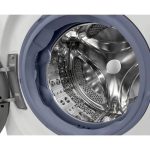 نمای دیگ داخلی و ضد زنگ در ماشین لباسشویی ال جی V5 رنگ سفید 10.5 کیلو (F4V5RYP0W) ساخت کُره با گارانتی و پرداخت درب منزل در دبی کوچولو