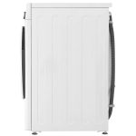 نمای بغل ماشین لباسشویی ال جی V5 رنگ سفید 10.5 کیلو (F4V5RYP0W) ساخت کُره با گارانتی و پرداخت درب منزل در دبی کوچولو