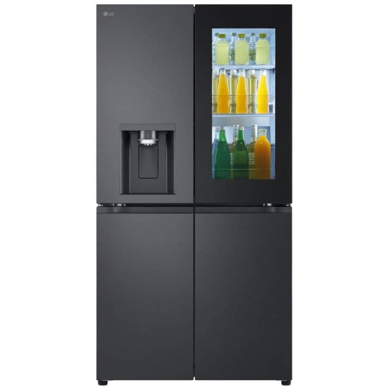 X39 LG refrigerator smoky- GR-X39FFCRL - dobeikuchulu (1) قیمت و خرید یخچال فریزر ساید بای ساید ال جی X39 کد GR-X39FFCRL ساخت کره مونتاژ چین 30 فوت رنگ دودی سال 2024 - سایت دبی کوچولو