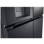 طراحی دستگیره مخفی در یخچال فریزر ساید بای ساید ال جی X39 کد GR-X39FFCRL ساخت کره مونتاژ چین 30 فوت رنگ دودی سال 2024 - سایت دبی کوچولو