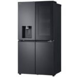 نمای سمت چپ در یخچال فریزر ساید بای ساید ال جی X39 کد GR-X39FFCRL ساخت کره مونتاژ چین 30 فوت رنگ دودی سال 2024 - سایت دبی کوچولو