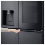 حالت DOOR IN DOOR در یخچال فریزر ساید بای ساید ال جی X39 کد GR-X39FFCRL ساخت کره مونتاژ چین 30 فوت رنگ دودی سال 2024 - سایت دبی کوچولو