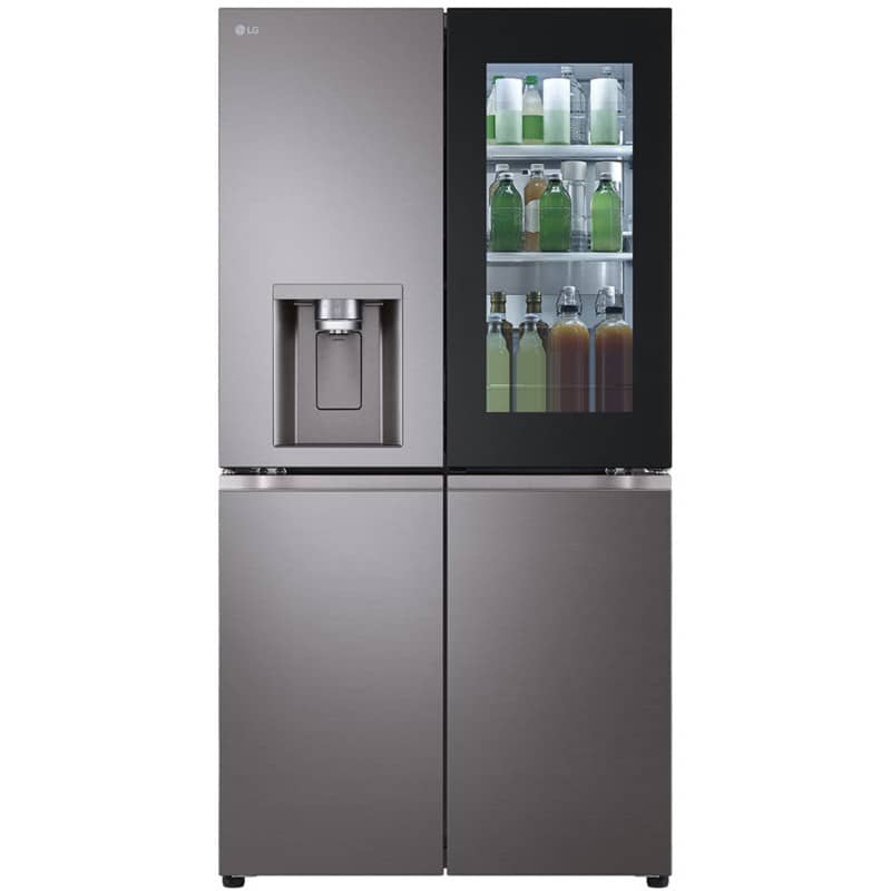 X39 refrigerator silver - GR-X39FFLRL - dobeikuchulu (1) قیمت و خرید یخچال فریزر ساید بای ساید ال جی X39 کد GR-X39FFLRL ساخت کره مونتاژ چین 30 فوت رنگ نقره ای سال 2024 - سایت دبی کوچولو