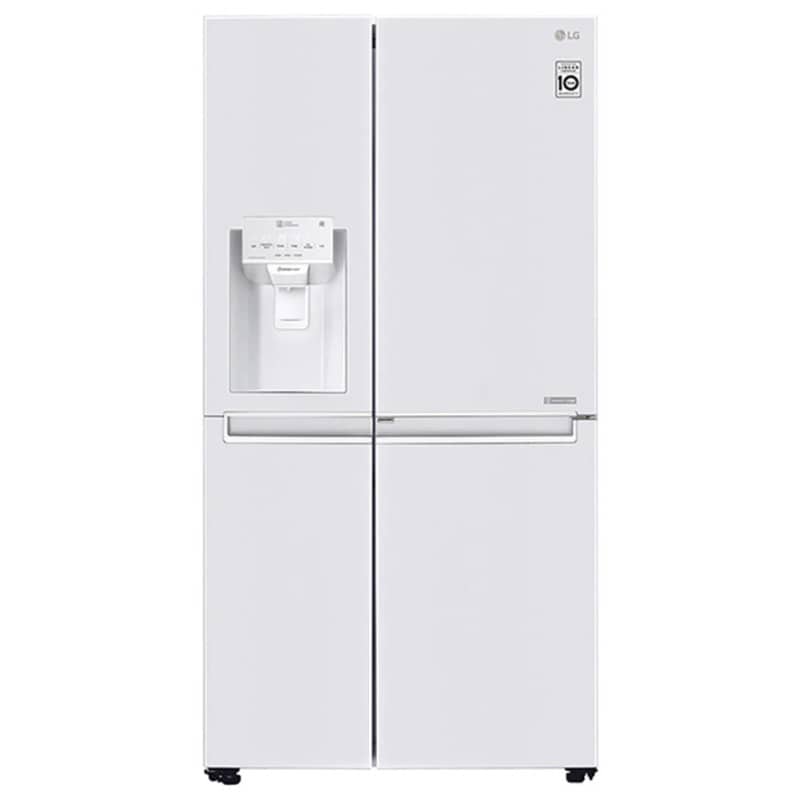 j267 lg refrigerator white -GCJ-267PXW-dobeikuchulu (1) قیمت و خرید یخچال فریزر ساید بای ساید ال جی J267 کد GCJ-267PXW ساخت کره منتاژ چین 24 فوت رنگ سفید - سایت دبی کوچولو