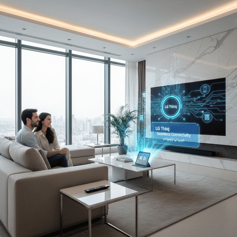آموزش استفاده از LG ThinQ در تلویزیون - سایت دبی کوچولو