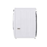 نمای کناری ماشین لباسشویی ال جی v21 سفید