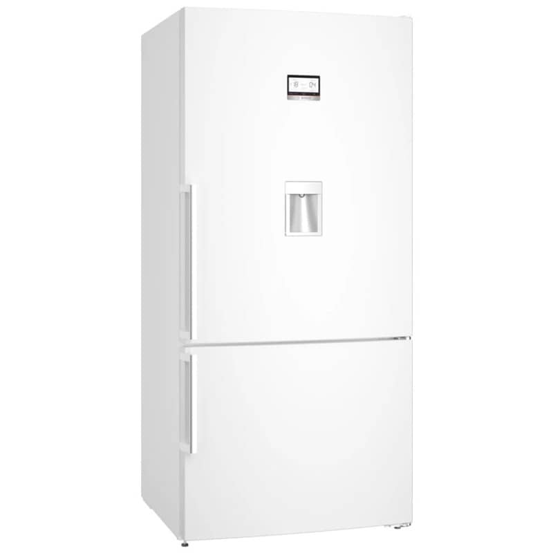 refrigerator-freezer-bosch-kgd86aw31u-white - dobeikuchulu (1) قیمت و خرید یخچال فریزر بالاپایین بوش K86 کد KGD86AW31U ساخت آلمان مونتاژ ترکیه 24 فوت رنگ سفید سال 2023 - سایت دبی کوچولو