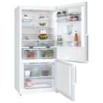 بخش داخلی در یخچال فریزر بالاپایین بوش K86 کد KGD86AW31U ساخت آلمان مونتاژ ترکیه 24 فوت رنگ سفید سال 2023 - سایت دبی کوچولو