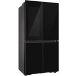 نمای سمت راست در یخچال فریزر ساید بای ساید سامسونگ RF65 کد RF65DB975E22 ساخت کره مونتاژ کره 23 فوت رنگ مشکی سال 2024 - سایت دبی کوچولو