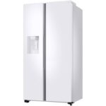 نمای سمت چپ در یخچال فریزر ساید بای ساید سامسونگ RS80 کد RS80DG5402WW ساخت کره مونتاژ چین 30 فوت رنگ سفید سال 2024 - سایت دبی کوچولو