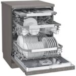 طراحی کامل ماشین ظرفشویی ال جی 325 کد DFB325HD رنگ دودی سه طبقه 14 نفره سه سبد اصل کره مونتاژ کره - سایت دبی کوچولو