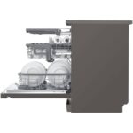 نمای بغل ماشین ظرفشویی ال جی 325 کد DFB325HD رنگ دودی سه طبقه 14 نفره سه سبد اصل کره مونتاژ کره - سایت دبی کوچولو