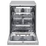 نمای داخلی ماشین ظرفشویی ال جی 335 کد DFC335HP رنگ سیلور سه طبقه 14 نفره سه سبد اصل کره مونتاژ کره - سایت دبی کوچولو