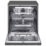 نمای داخلی ماشین ظرفشویی ال جی 335 کد DFC335HD رنگ دودی سه طبقه 14 نفره سه سبد اصل کره مونتاژ کره - سایت دبی کوچولو