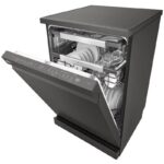 برنامه های روی لبه درب در ماشین ظرفشویی ال جی 335 کد DFC335HD رنگ دودی سه طبقه 14 نفره سه سبد اصل کره مونتاژ کره - سایت دبی کوچولو