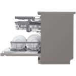 تنظیم ارتفاع طبقات ماشین ظرفشویی ال جی 425 کد DFB425FP رنگ نقره ای سه طبقه 14 نفره 3 سبد اصل کره مونتاژ کره دارای بخارشوی - سایت دبی کوچولو