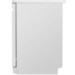 نمای بغل ماشین ظرفشویی ال جی 435 کد DFC435FW رنگ سفید سه طبقه 14 نفره 3 سبد اصل کره مونتاژ کره دارای بخارشوی - سایت دبی کوچولو