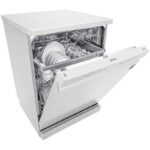 نمای کلی از ماشین ظرفشویی ال جی 512 کد DFB512FW رنگ سفید دو طبقه 14 نفره دو سبد اصل کره مونتاژ کره - سایت دبی کوچولو