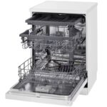 خرید ماشین ظرفشویی ال جی 513 کد DFC513FW رنگ سفید سه طبقه 14 نفره 3 سبد اصل کره مونتاژ کره بدون بخارشوی - سایت دبی کوچولو