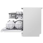 تنظیم ارتفاع طبقات در ماشین ظرفشویی ال جی 532 کد DFC532FW رنگ سفید دو طبقه 14 نفره 2 سبد اصل کره مونتاژ کره دارای بخارشوی - سایت دبی کوچولو