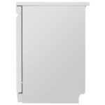 نمای بغل ماشین ظرفشویی ال جی 532 کد DFC532FW رنگ سفید دو طبقه 14 نفره 2 سبد اصل کره مونتاژ کره دارای بخارشوی - سایت دبی کوچولو