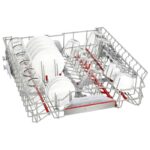 نحوه چیدن ظروف در سبد های ماشین ظرفشویی بوش 86Q کد SMS8ZDI86Q رنگ نقره ای سری 8 سه طبقه 14 نفره 3 سبد اصل آلمان مونتاژ آلمان - سایت دبی کوچولو