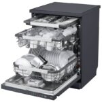 خرید ماشین ظرفشویی ال جی 287 کد DFC287HMS رنگ دودی سه طبقه 14 نفره 3 سبد اصل کره مونتاژ کره بدون بخارشوی - سایت دبی کوچولو