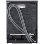 نمای پشت ماشین ظرفشویی ال جی 287 کد DFC287HMS رنگ دودی سه طبقه 14 نفره 3 سبد اصل کره مونتاژ کره بدون بخارشوی - سایت دبی کوچولو