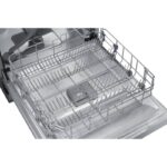 سبد پایینی در ماشین ظرفشویی سامسونگ 5070 کد DW60M5070FS رنگ نقره ای سه طبقه 14 نفره 3 سبد اصل کره مونتاژ کره بدون بخارشوی - سایت دبی کوچولو