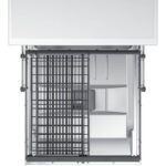 سبد قاشق و چنگال در ماشین ظرفشویی سامسونگ 5070 کد DW60M5070FW رنگ سفید سه طبقه 14 نفره 3 سبد اصل کره مونتاژ کره بدون بخارشوی - سایت دبی کوچولو