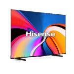 تلویزیون hisense e7q از نمای سمت چپ