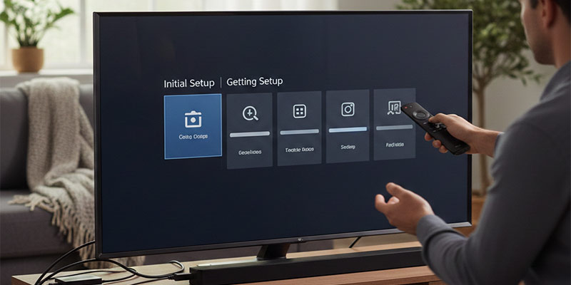 آموزش راه اندازی اولیه تلویزیون ال جی
