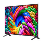 تلویزیون nano90 2025 ال جی از نمای سمت راست