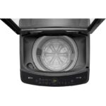 نمای دیگ داخلی در ماشین لباسشویی و پتوشور ال جی T18 رنگ دودی 18 کیلو (T18H3SDHT2) ساخت کُره با گارانتی و پرداخت درب منزل در دبی کوچولو