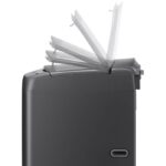 جهت باز شدن درب در نمای بغل در ماشین لباسشویی و پتوشور ال جی T18 رنگ دودی 18 کیلو (T18H3SDHT2) ساخت کُره با گارانتی و پرداخت درب منزل در دبی کوچولو