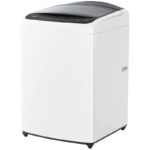 نمای سمت چپ در ماشین لباسشویی و پتوشور ال جی T18 رنگ سفید 18 کیلو (T18H3SDHTW) ساخت کُره با گارانتی و پرداخت درب منزل در دبی کوچولو