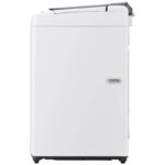 نمای بغل در ماشین لباسشویی و پتوشور ال جی T18 رنگ سفید 18 کیلو (T18H3SDHTW) ساخت کُره با گارانتی و پرداخت درب منزل در دبی کوچولو