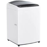 نمای سمت راست در ماشین لباسشویی و پتوشور ال جی T18 رنگ سفید 18 کیلو (T18H3SDHTW) ساخت کُره با گارانتی و پرداخت درب منزل در دبی کوچولو