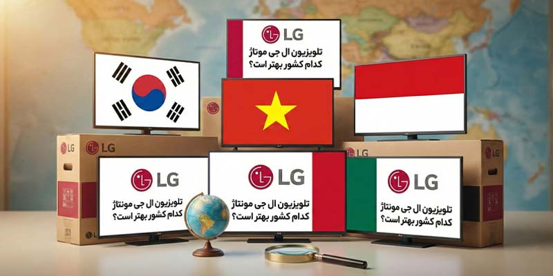 تلویزیون ال جی مونتاژ کدام کشور بهتر است؟