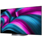 زاویه دید و نمای سمت چپ در تلویزیون OLED ال جی 55CS سایز 55 اینچ 4K رفرش ریت 120 هرتز،قطعات کره و مونتاژ مصر و اندونزی در سال 2025 - سایت دبی کوچولو