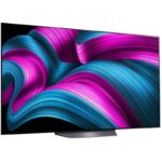 زوایه دید و نمای سمت راست در تلویزیون OLED ال جی 55CS سایز 55 اینچ 4K رفرش ریت 120 هرتز،قطعات کره و مونتاژ مصر و اندونزی در سال 2025 - سایت دبی کوچولو